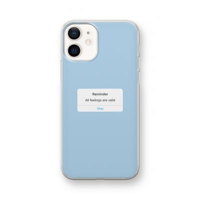 Reminder: iPhone 12 mini Transparant Hoesje