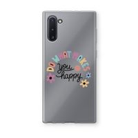 Happy days: Samsung Galaxy Note 10 Transparant Hoesje