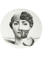 Fornasetti assiette imprimée - Noir - thumbnail