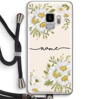 Daisies: Samsung Galaxy S9 Transparant Hoesje met koord