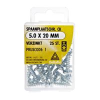 Sp.pl.schr. ck 5,0x20mm 25st - Deltafix