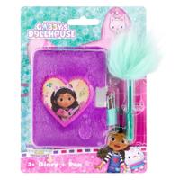 Canenco Gabby&apos;s poppenhuis pluche dagboek met pluche pen