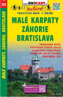 Fietskaart 224 Malé Karpaty, Záhorie, Bratislava | Shocart