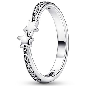 Pandora 192365C01 Ring Sparkling Shooting Stars zilver-zirconia wit