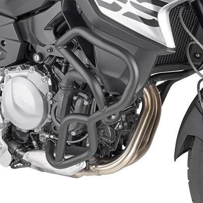 GIVI Valbeugel, Valbeugels voor de moto, TN5129 Zwart gepoedercoat staal onderzijde