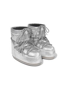 Moon Boot Kids bottines à paillettes - Argent