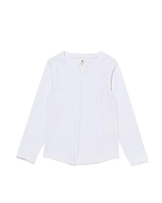 HEMA Kinder t-shirts biologisch katoen - 2 stuks wit (wit)