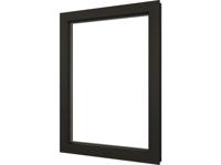 Trendhout Vast raamkozijn meranti - 77,4x107,4 cm - zwart- - - Trendhout Trendhout Vast raamkozijn meranti - 77,4x107,4 cm - zwart- - - Trendhout