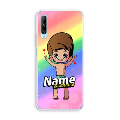 Chibi Maker man: Huawei P Smart Pro Transparant Hoesje