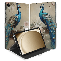 Samsung Galaxy Tab A9 Plus Tablethoesje Vintage Pauw