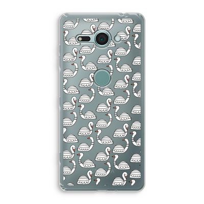 Zwanen: Sony Xperia XZ2 Compact Transparant Hoesje