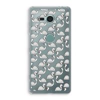Zwanen: Sony Xperia XZ2 Compact Transparant Hoesje