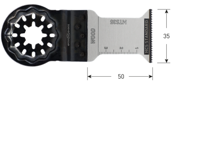 Rotec MTS35 | HCS | Hout | Starlock Invalzaagblad | 35x50 - 517.1000 Rotec MTS35 | HCS | Hout | Starlock Invalzaagblad | 35x50 - 517.1000