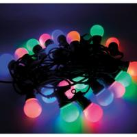 Feestartikelen gekleurde party LED lichtjes 12,5 meter