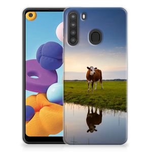 Samsung Galaxy A21 TPU Hoesje Koe