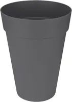 Elho loft urban bloempot rond hoog 42 cm antraciet