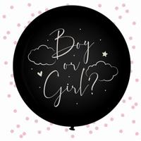 Reveal Ballon Baby Roze (61cm)