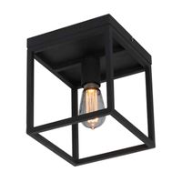 Freelight Plafondlamp Novanta B 22 cm H 25 cm Zwart - thumbnail