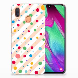 Samsung Galaxy A40 TPU bumper Dots