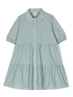 Aspesi Kids robe-chemise à manches courtes - Vert