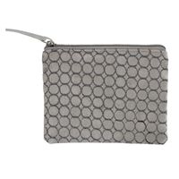 Make-up Tasje Fluweel Beige (16 x 12 cm) - thumbnail