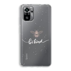 Be(e) kind: Xiaomi Redmi Note 10S Transparant Hoesje