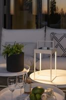 Lantaarn Porofino wit USB met zonne-energie 7815-250 Konstsmide