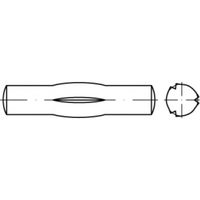 TOOLCRAFT TO-5438031 Geleidepen met middenkerf 4 mm Staal 100 stuk(s) - thumbnail