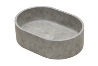 Ideavit Waskom Idea.Rock 40x28x12 cm Ovaal Beton Licht Grijs