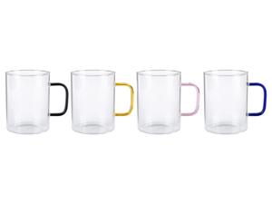 ERNESTO Glazenset (Cappucinokopjes set van 4)