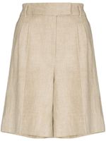 REMAIN bermuda Kit en lin - Marron