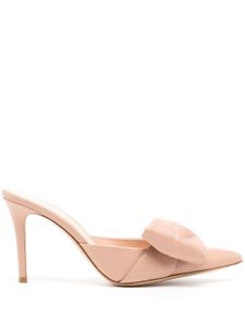 Gianvito Rossi mules Mora 90 mm en cuir - Rose