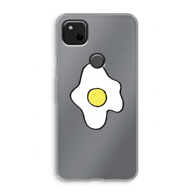 Spiegelei: Google Pixel 4a Transparant Hoesje