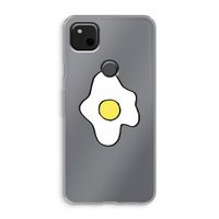 Spiegelei: Google Pixel 4a Transparant Hoesje