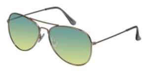 HIP Pilotenbril classic groen/blauw groen/blauw