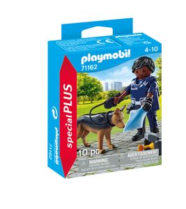 PlaymobilÂ® Special plus 71162 politieagent met speurhond