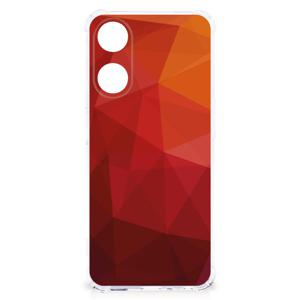 Shockproof Case voor OPPO A58 | A78 5G Polygon Red
