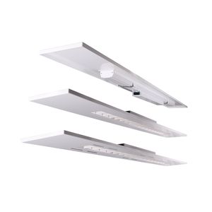 LED Bandraster Armatuur Lineair 36-62W 8680lm - 840 Koel Wit | 180x15cm - UGR <19 - Selecteerbaar wattage - Ventilatie