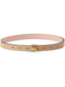 Burberry ceinture en cuir réversible à boucle logo - Rose