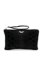 Zadig&Voltaire pochette à motif géométrique - Noir