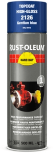 rust-oleum hard hat deklaag hoogglans ral 9005 zwart 500 ml