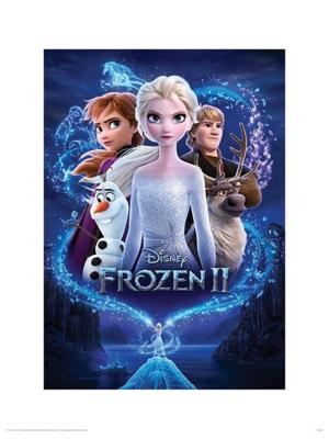 Kunstdruk Frozen 2 Magic 30x40cm