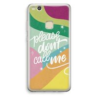 Don't call: Huawei Ascend P10 Lite Transparant Hoesje