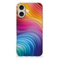 TPU Hoesje voor iPhone 16 plus Regenboog
