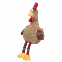 Knuffel voor honden Trixie Polyester Pluche Papier Crunch Haan 60 cm