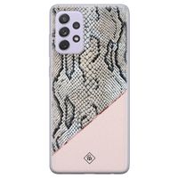 Samsung Galaxy A72 siliconen hoesje - Snake print