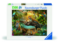 Ravensburger puzzel Luipaarden in de jungle 1500 stukjes