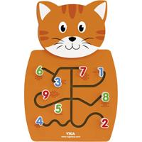 VIGA activiteitenboard, kat, afm 36x55x4,5 cm, 1 stuk