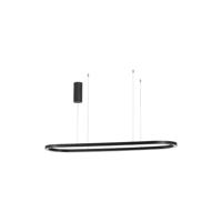 Lyora Ovale hanglampCuppe zwart - 9345624