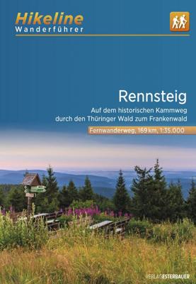 Wandelgids Hikeline Rennsteig durch den Thüringer Wald zum Frankenwald | Esterbauer